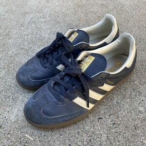adidas Samba Shoes Navy Blue Size US 8 Men's (Womens US 9)